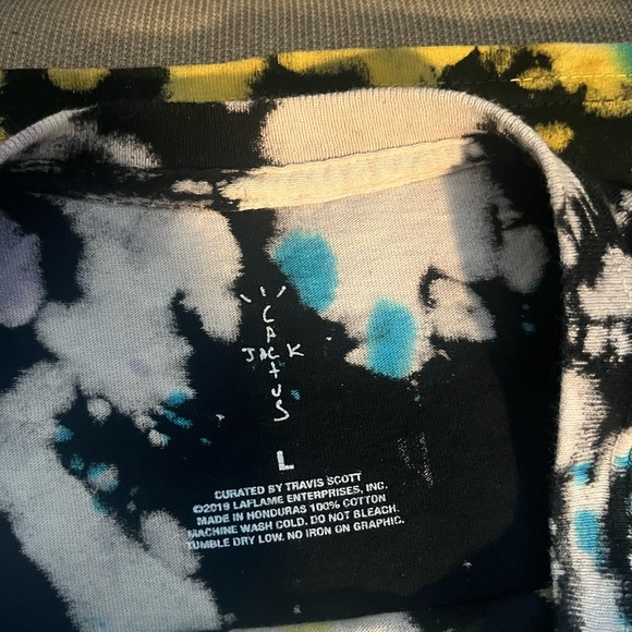 Travis Scott Highest In The Room Tie Dye T-Shirt - Picture 5 of 7